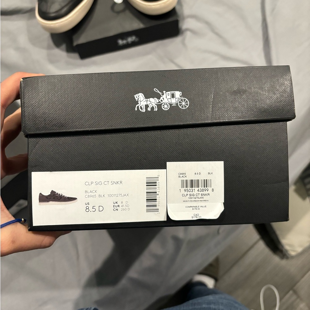 Coach Black Signature Sneakers